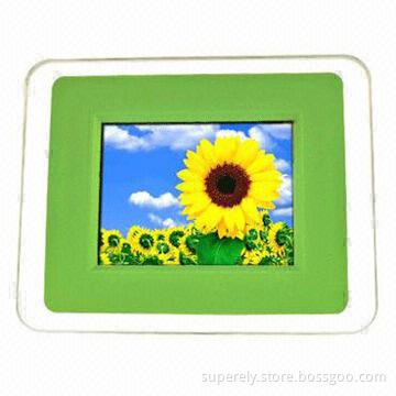 3.5" Digital Photo Frame, Supports Photo Browse, Video, Music Playback, SD Card and Remote Control